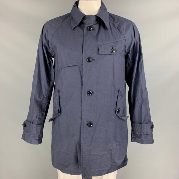 TS (S) Size L Navy Cotton Flap Pockets Jacket - Picture 1 of 6